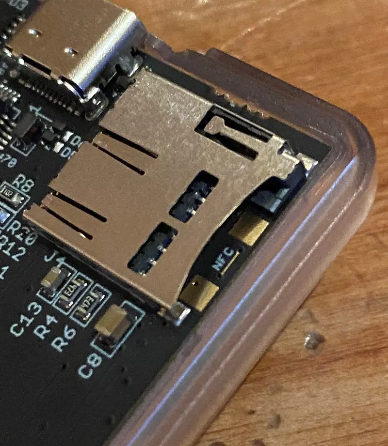 You can permanently disable NFC on your Coldcard MK4 by scraping the little gold trace