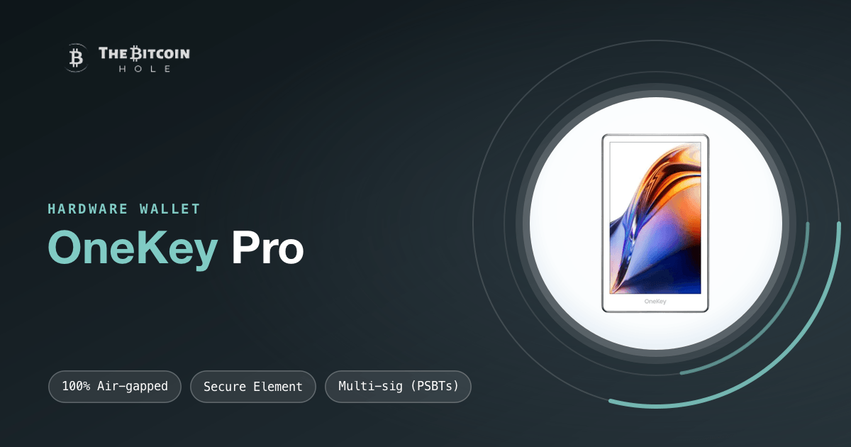 OneKey Pro Review 2026: Bitcoin Hardware Wallet